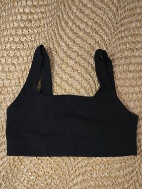 girlfriend collective Black Sports Bra Medium